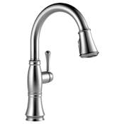 Delta Cassidy Pull-Down Kitchen Faucet with Magnetic Docking Spray Head and ShieldSpray - Includes Lifetime Warranty Lumicoat Arctic Stainless